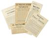 (FUTURISM.) Marinetti, et al. Group of 13 Futurist manifestos and other publications.